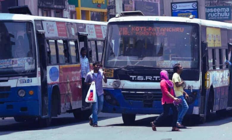 تلنگانہ آرٹی سی بس کرایوں میں اضافہ، کارپوریشن کو روزانہ تقریباً 2.4 کروڑ روپے کی اضافی آمدنی