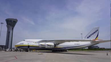 دنیا کا سب سے بڑا طیارہ حیدرآباد کے شمس آبادایرپورٹ پر پہنچا