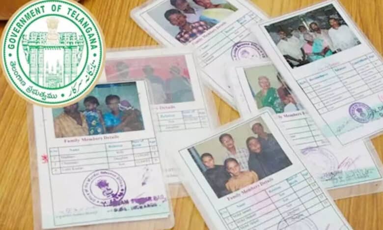 تلنگانہ میں نئی سفید راشن کارڈس کی منظوری اور تقسیم کے انتظامات