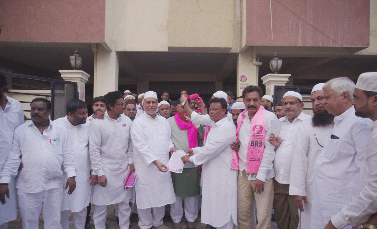 جوبلی ہلز میں بی آر ایس کی گھر گھرمہم تیز، علی مسقطی کی قیادت میں سنیتا گوپی ناتھ کی حمایت کی اپیل