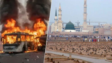 مدینہ بس حادثہ ۔ حیدرآباد کے عمرہ زائرین کی نمازِ جنازہ مسجدِ نبویؐ میں ادا کی جائے گی، تدفین جنتُ البقیع میں ہوگی