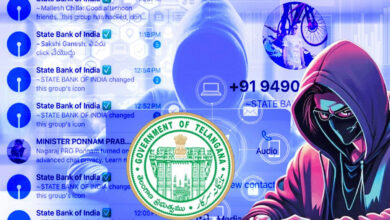 خطرناک APK فائلز کے ذریعہ بڑا سائبر حملہ،تلنگانہ حکومت کے سرکاری گروپس ہیک، پولیس کا ہائی الرٹ جاری