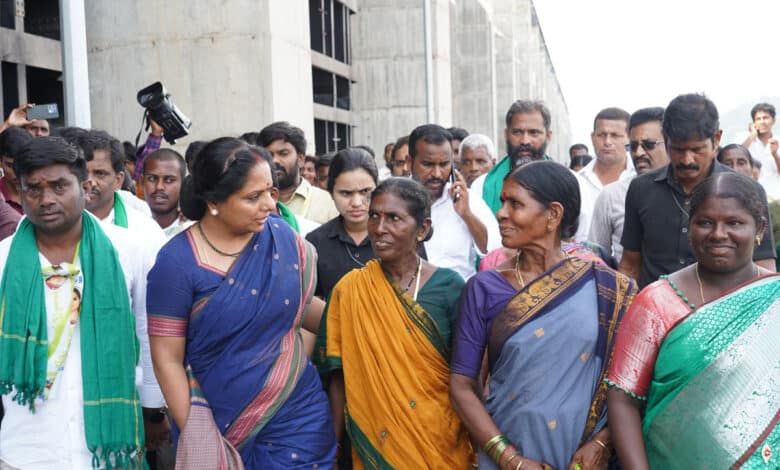 کسانوں کے ساتھ ناانصافی ناقابل برداشت — چناکا۔کوراٹا پراجیکٹ کی تکمیل میں تاخیر پر کلواکنٹلہ کویتا کی شدید تنقید