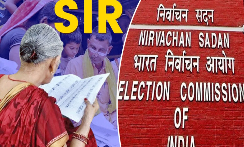 الیکشن کمیشن کا بڑا فیصلہ،ایس آئی آر کی مدت میں ایک ہفتہ کی توسیع