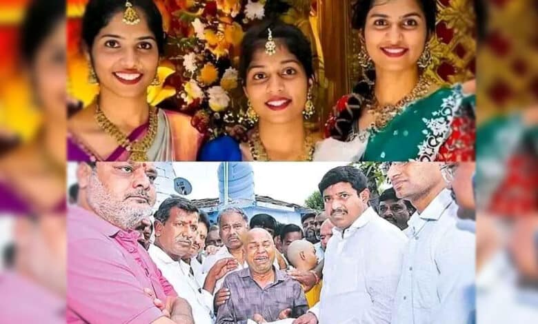 تلنگانہ: بس حادثہ۔بیٹیوں سے محروم باپ، معاوضہ کا چیک لینے کے دوران زارو قطار رونے لگا