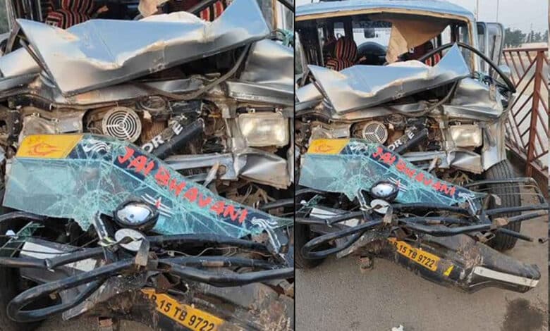 تلنگانہ کے سنگاریڈی میں سڑک حادثہ۔ایک شخص ہلاک اور دیگر 6 شدید زخمی