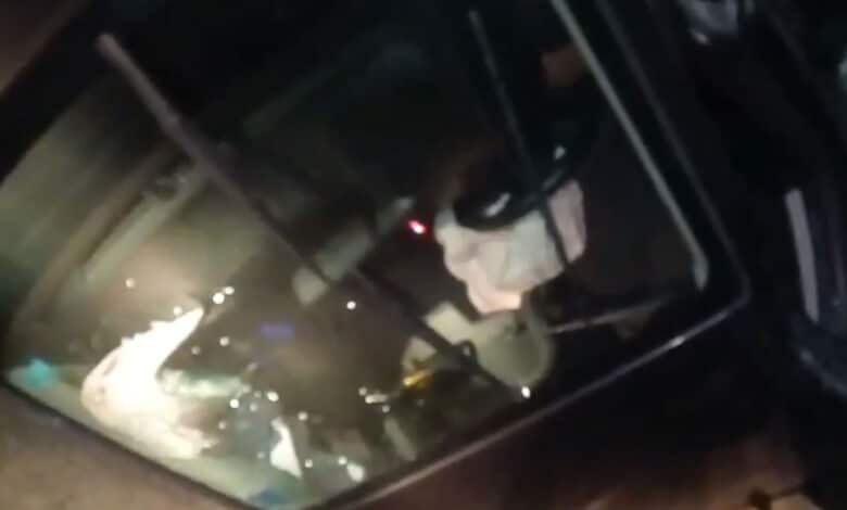 حیدرآباد کے جوبلی ہلز علاقہ میں کارالٹ گئی۔خاتون زخمی