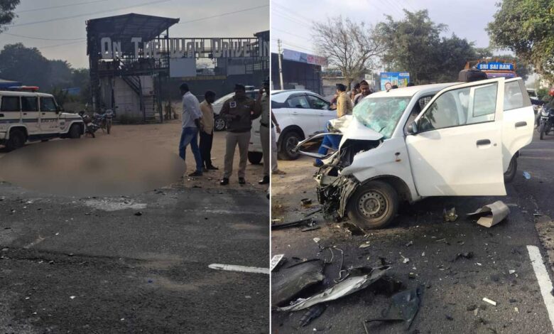 معین آباد میں ہولناک سڑک حادثہ؛ دو افراد ہلاک، کئی زخمی