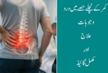 کمر کے نچلے حصے میں درد کی بنیادی وجوہات اور علاج — مکمل گائیڈ