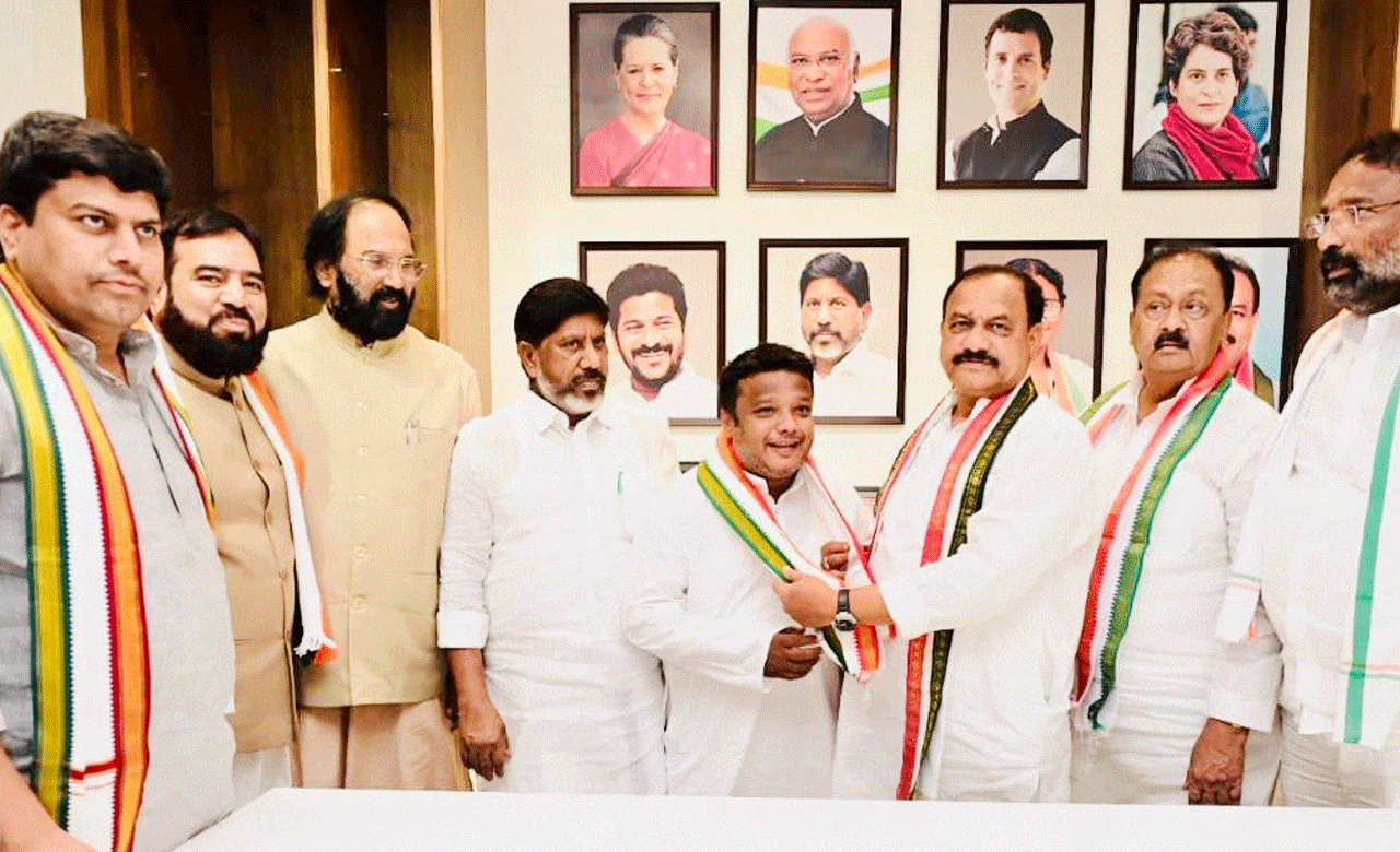 محمد انور این سی پی امیدوار حلقہ اسمبلی جوبلی ہلز کی کانگریس پارٹی میں شمولیت