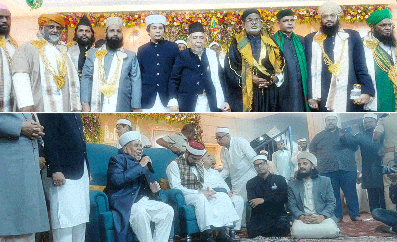 بگدل استانہ قادریہ میں عظیم الشان روحانی اجتماع، پیر ہاشم الدین الگیلانی بغدادی کا پرتپاک استقبال