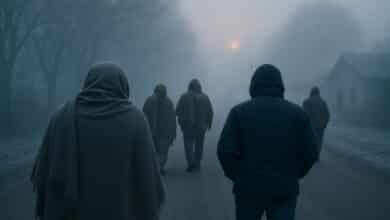 حیدرآباد میں سردی کی لہر میں اضافہ، سڑکوں پر کہر کی دبیز چادر بچھ گئی، کئی علاقوں میں درجہ حرارت سنگل ڈیجٹ