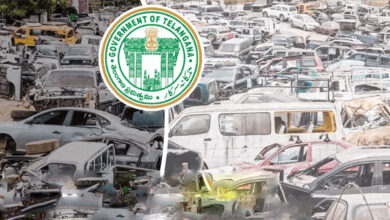 تلنگانہ حکومت کی پالیسی،15سال پرانی گاڑیوں کو اسکراپ کردیا جائے گا