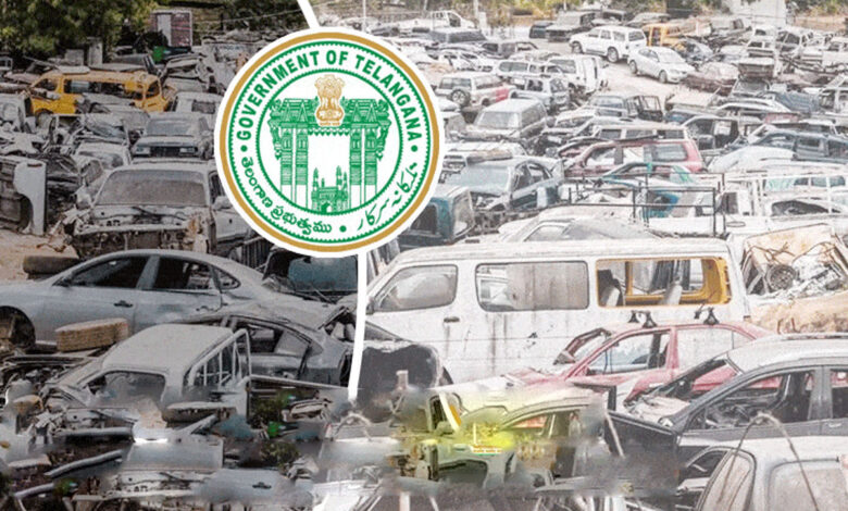تلنگانہ حکومت کی پالیسی،15سال پرانی گاڑیوں کو اسکراپ کردیا جائے گا