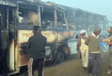 دہلی–آگرہ ایکسپریس وے پر دھند کے باعث خوفناک حادثہ، 4 افراد زندہ جل کر ہلاک