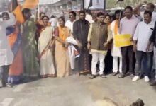 بنگلہ دیش میں ہندووں پرحملے،تلنگانہ کے نلگنڈہ ضلع میں وی ایچ پی کا احتجاج