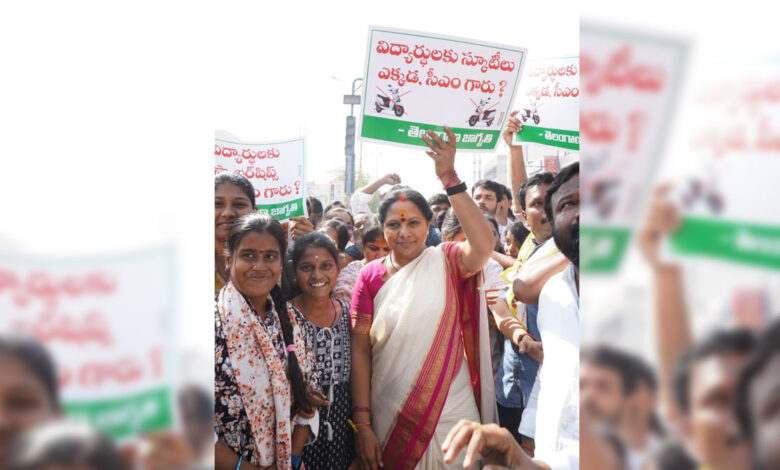 کلواکنٹلہ کویتا کی مثالی انسانی ہمدردی، ایمس کی سہولتوں اور ٹرپل آر متاثرین کے مسائل پر سخت سوالات