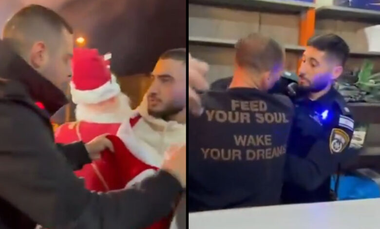 اسرائیلی پولیس کی مسیحی برادری کے خلاف کارروائیاں، کرسمس منانے والوں پر تشدد، کئی افراد گرفتار