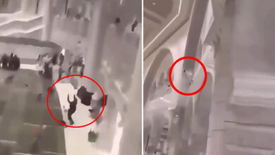 مسجد الحرام میں افسوسناک واقعہ، ایک شخص نے بالائی منزل سے چھلانگ دی (ویڈیو وائرل)