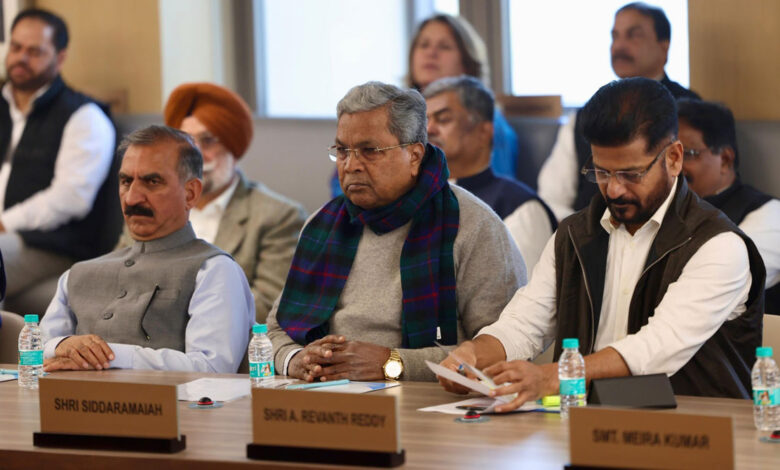 سی ڈبلیو سی اجلاس، وزیراعلی تلنگانہ ریونت ریڈی کی بھی شرکت