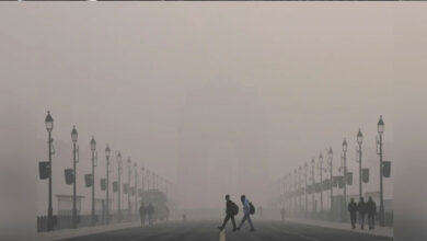 دہلی کے کئی علاقوں میں 'اے کیو آئی' 400 سے اوپر، کم از کم درجۂ حرارت 6.3 ڈگری