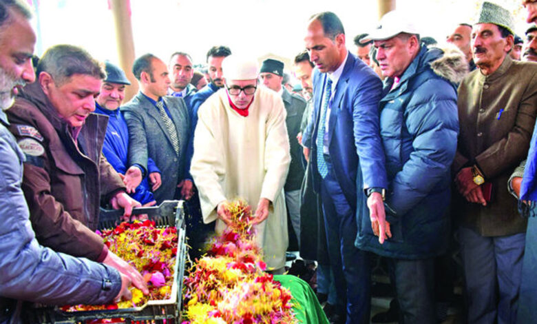 عمر عبداللہ کا شیخ محمد عبداللہ کو ان کے 120 ویں یوم پیدائش پر خراج عقیدت