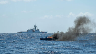 امریکہ کا ایک اور مبینہ منشیات سے لدی کشتی پر حملہ، 4 افراد ہلاک