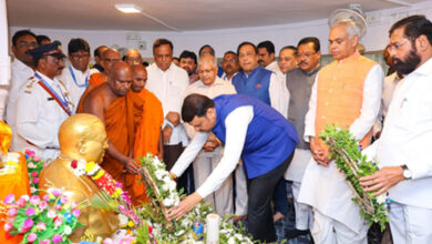 مہاراشٹر میں ریاستی قیادت کا ڈاکٹر امبیڈکر کو خراجِ عقیدت