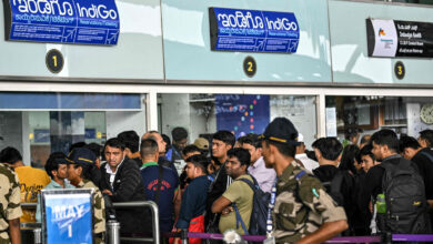 انڈیگو انتظامی بحران  میں شدت : ملک بھر میں سیکڑوں پروازیں منسوخ، ہزاروں مسافر پریشان