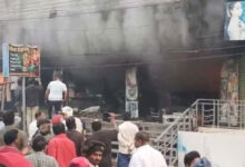 اے پی: گڈی واڑہ میں کمرشیل کامپلکس میں بڑے پیمانہ پرآگ لگ گئی