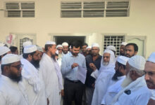 بہار کے چیف منسٹر نتیش کمار کی مسلم خاتون کے ساتھ بدتمیزی کے خلاف بھینسہ میں زبردست احتجاجی مظاہرے