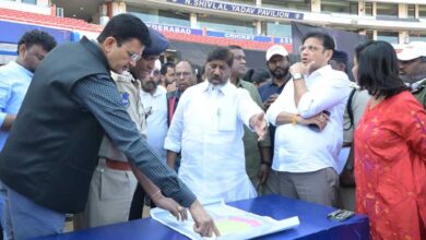 لیونل میسی کے میچ کے لیے تیاریاں مکمل، ڈپٹی سی ایم بھٹی وکرمارکا نے لیا سیکیوریٹی کا جائزہ