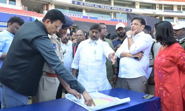 لیونل میسی کے میچ کے لیے تیاریاں مکمل، ڈپٹی سی ایم بھٹی وکرمارکا نے لیا سیکیوریٹی کا جائزہ