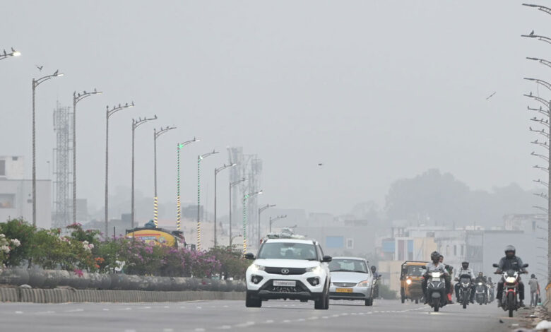 تلنگانہ کے عادل آباد میں درجہ حرارت8.2 ڈگری درج