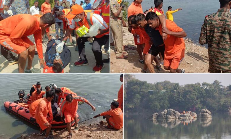 نیکلس روڈ، حیدرآباد میں فلڈ موک ڈرل، آفات سے نمٹنے کی تیاریوں کو مضبوط بنانے کی مشق