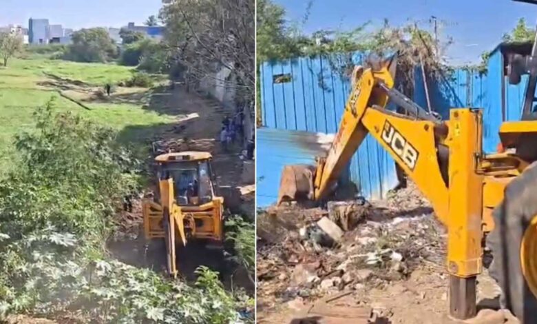 بنڈلہ گوڑہ میں 400 کروڑ روپے مالیتی 7 ایکڑ زمین بازیاب، با اثر طبقہ کی جانب سے کیا گیا تھا قبضہ