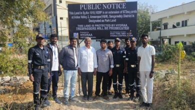 امین پور میں پارک کی زمین پر غیر مجاز قبضہ، حائیڈرا نے تجاوزات ہٹا کر فینسنگ نصب کر دی