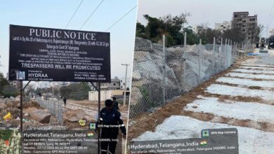 نیک نام پور میں بڑی تجاوزات پر حائیڈرا کی کارروائی، 2500 کروڑ روپے مالیت کی 23 ایکڑ سرکاری زمین محفوظ