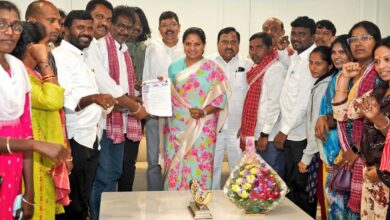 تلنگانہ تحریک کے فنکاروں کو ملازمتیں فراہم کی جائیں، کلواکنٹلہ کویتا کا مطالبہ