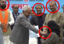 نتیش کمار کے حجاب کھینچنے کے خلاف حیدرآباد میں کانگریس کا احتجاج، واقعہ کو انتہائی شرمناک قرار دیا