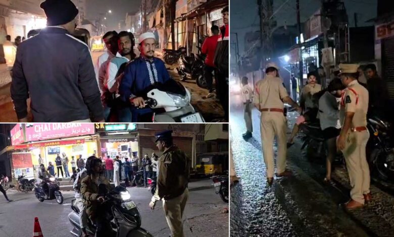 آصف نگر اور حبیب نگر میں آپریشن کوچ کے تحت پولیس کی تلاشی مہم، امن و امان مضبوط بنانے کی کوشش