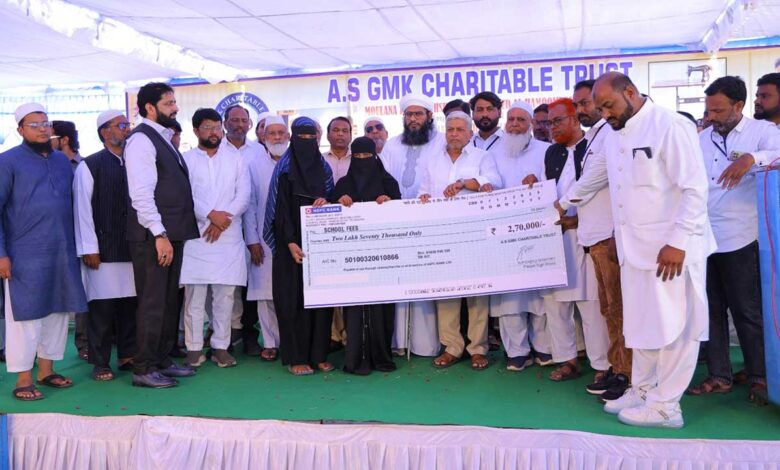 غریبوں اور بے سہارا افراد کے لیے سہارا بنا تانڈور کا اے ایس جی ایم کے چیریٹیبل ٹرسٹ