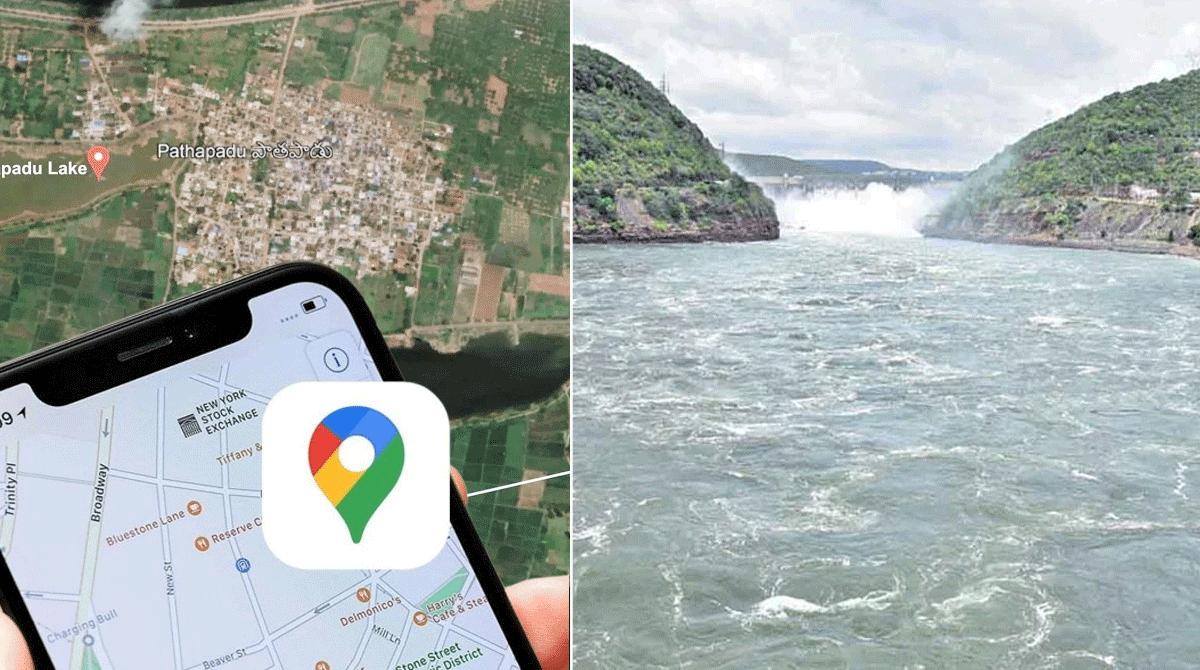 گوگل میپس پر اندھا اعتماد مہنگا پڑتے پڑتے رہ گیا، لاری دریائے کرشنا ندی میں گرنے سے بچ گئی