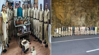 پہاڑ شریف میں میرپیٹ ایکسائز کی چیکنگ