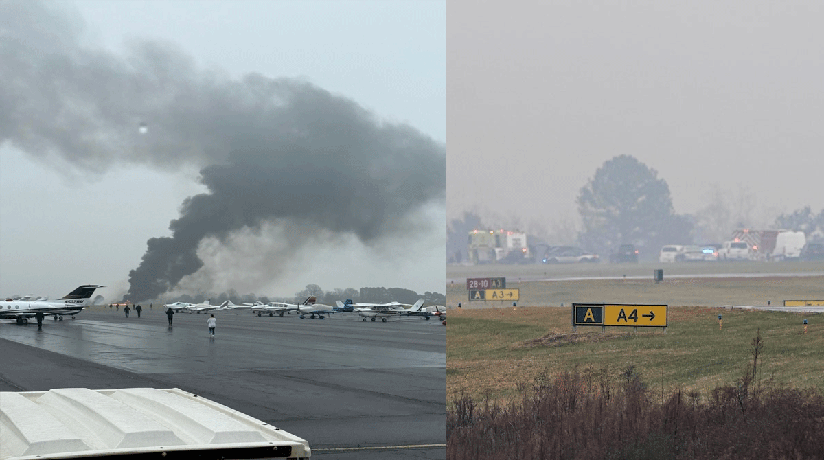 امریکی ریاست نارتھ کیرولائنا میں چھوٹا طیارہ گر کر تباہ، 7 افراد ہلاک