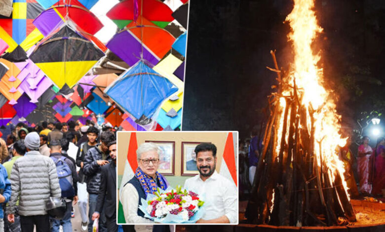 گورنر تلنگانہ اور وزیر اعلیٰ ریونت ریڈی کی عوام کو بھوگی اور سنکرانتی کی مبارکباد