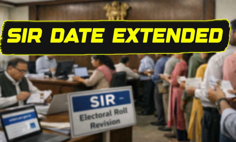 الیکشن کمیشن نے مغربی بنگال، گوا، لکشدیپ، راجستھان اور پڈوچیری کے لیے ایس آئی آر کی مدت میں توسیع