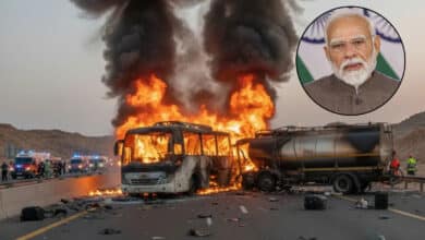 مدینہ بس حادثہ: وزیراعظم نے جاں بحق افراد کے لواحقین کیلئے فی کس 2 لاکھ روپے کی مالی امداد کا اعلان کر دیا