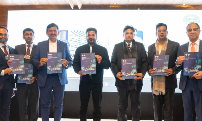 تلنگانہ کے وزیر اعلیٰ نے ڈاوس میں ریاست کی لائف سائنسس پالیسی کے اگلے مرحلہ کا افتتاح کیا