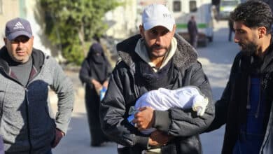 غزہ میں شدید سرد موسم ، ٹھنڈ کی شدت سے 7 ماہ کی شیر خوار بچی جاں بحق